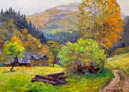 Painting, Carpathian landscape, Boris Serdyuk