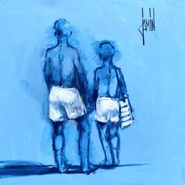 Gemälde, Regarder la mer, David Jamin