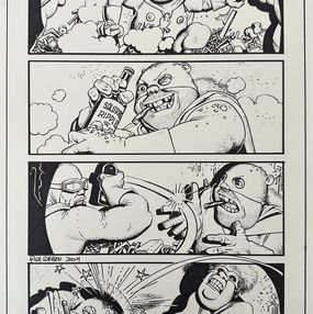 Disegno, Planche Originale Masks : Too hot for TV page 30, Richard Corben