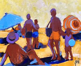 Painting, Les jours heureux, David Jamin