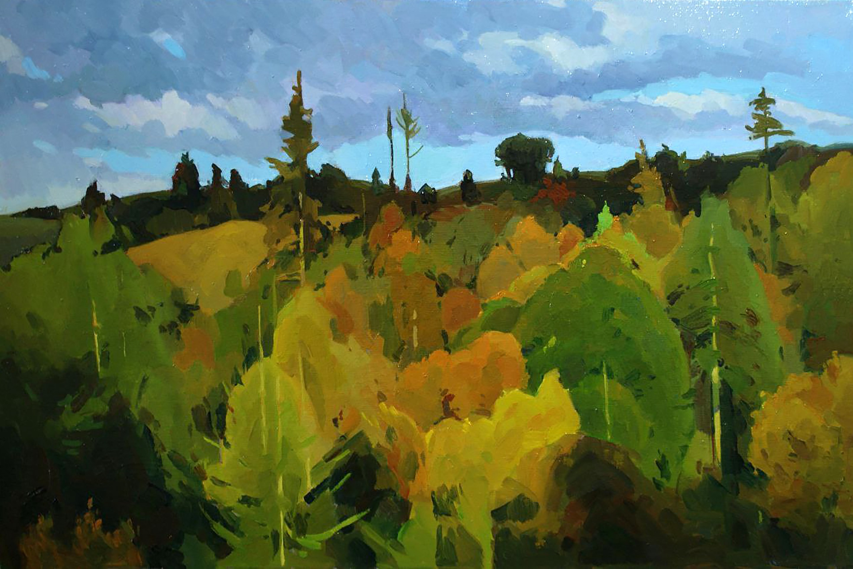 Yaroshevich Anastasia, Autumn in Mountain Forest Yaroshevich Anastasia, Autumn in Mountain Forest