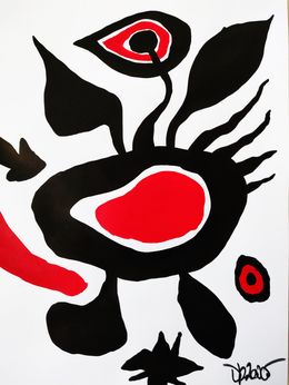 Peinture, Little bird (a tribute to J. Mirò), Dr. Love