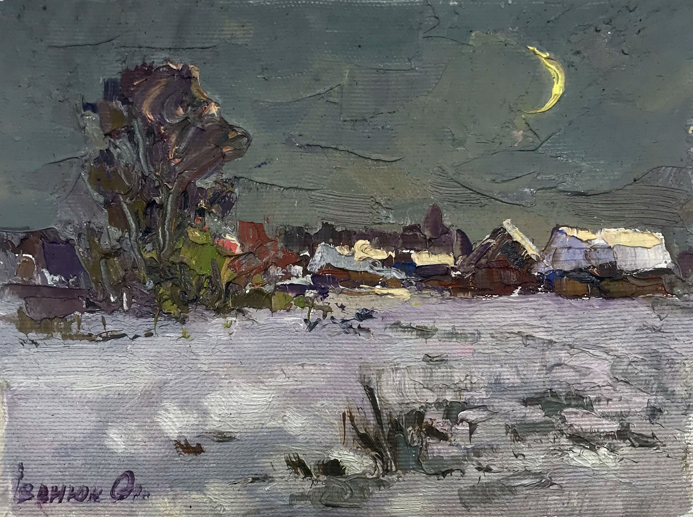 Oksana Ivanyuk, Moonlit night Oksana Ivanyuk, Moonlit night