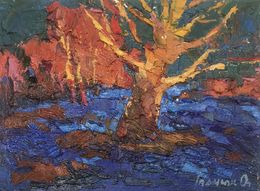 Painting, Autumn foliage, Oksana Ivanyuk