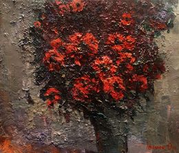 Gemälde, Evening poppies, Oksana Ivanyuk