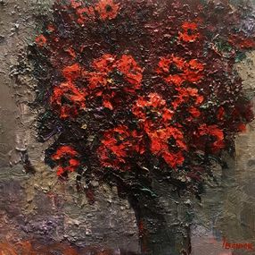 Painting, Evening poppies, Oksana Ivanyuk