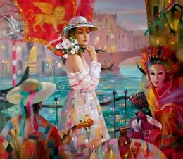 Painting, Vibrant Venice, Anatoly Tarabanov