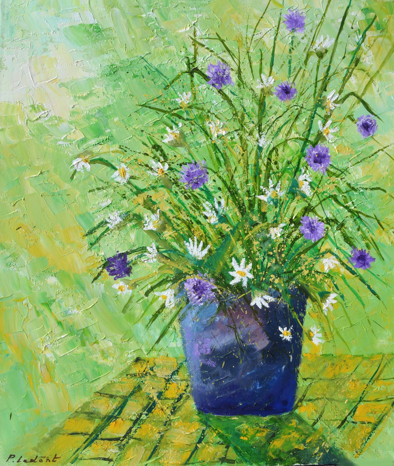 Pol Ledent, Still life with wild flowers Pol Ledent, Still life with wild flowers