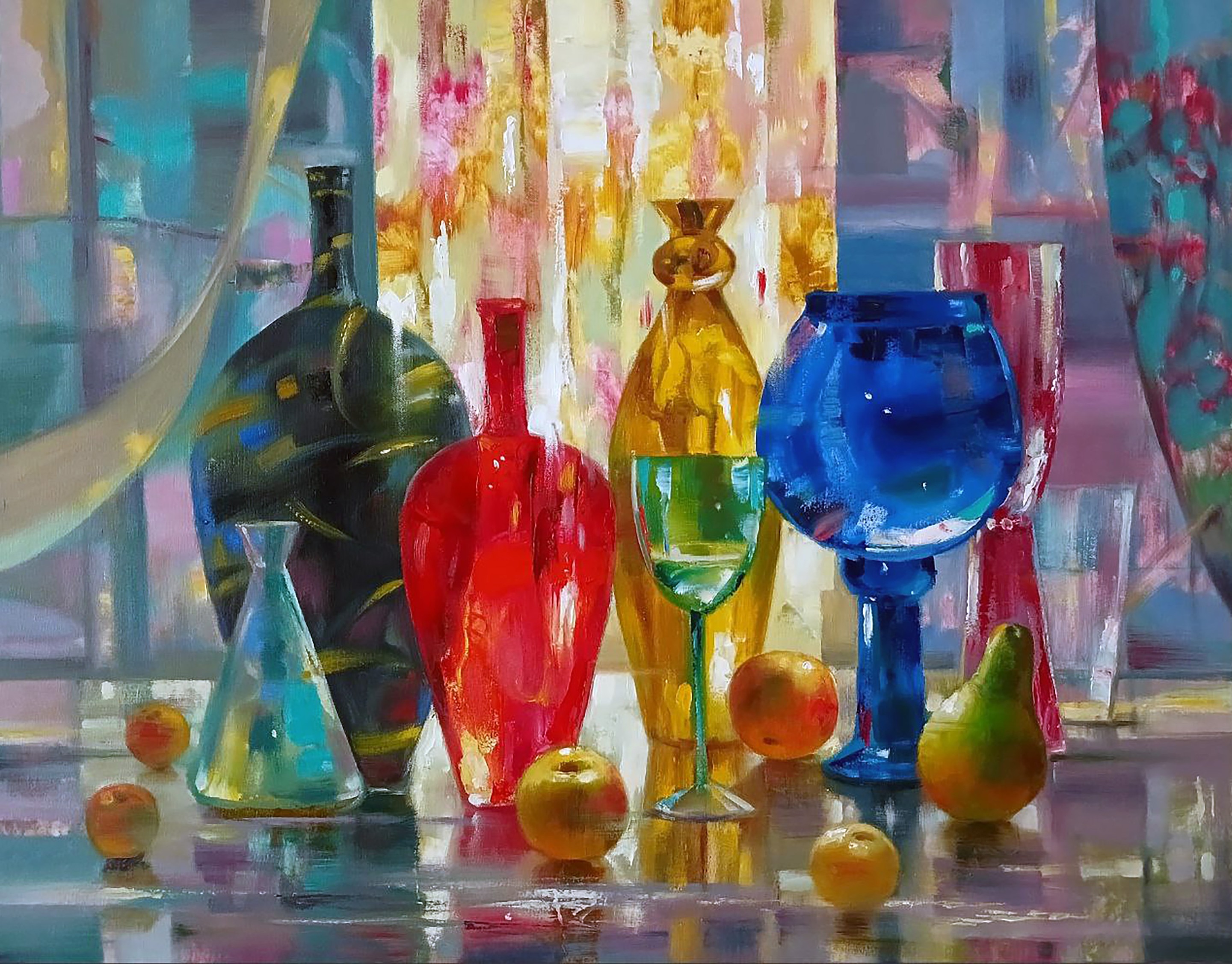 Anatoly Tarabanov, Colored jugs Anatoly Tarabanov, Colored jugs