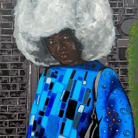 Painting, Finding Solace in Foreign Soil 1, Eyitayo Alagbe