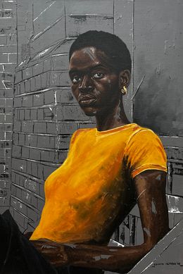Painting, Soul of the City, Eyitayo Alagbe