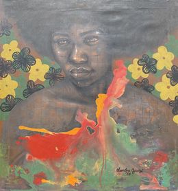 Painting, Her Worth I, Ogunniyi Oluwatosin