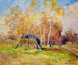 Painting, October day, Boris Serdyuk
