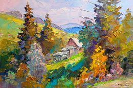 Painting, Autumn mood, Boris Serdyuk