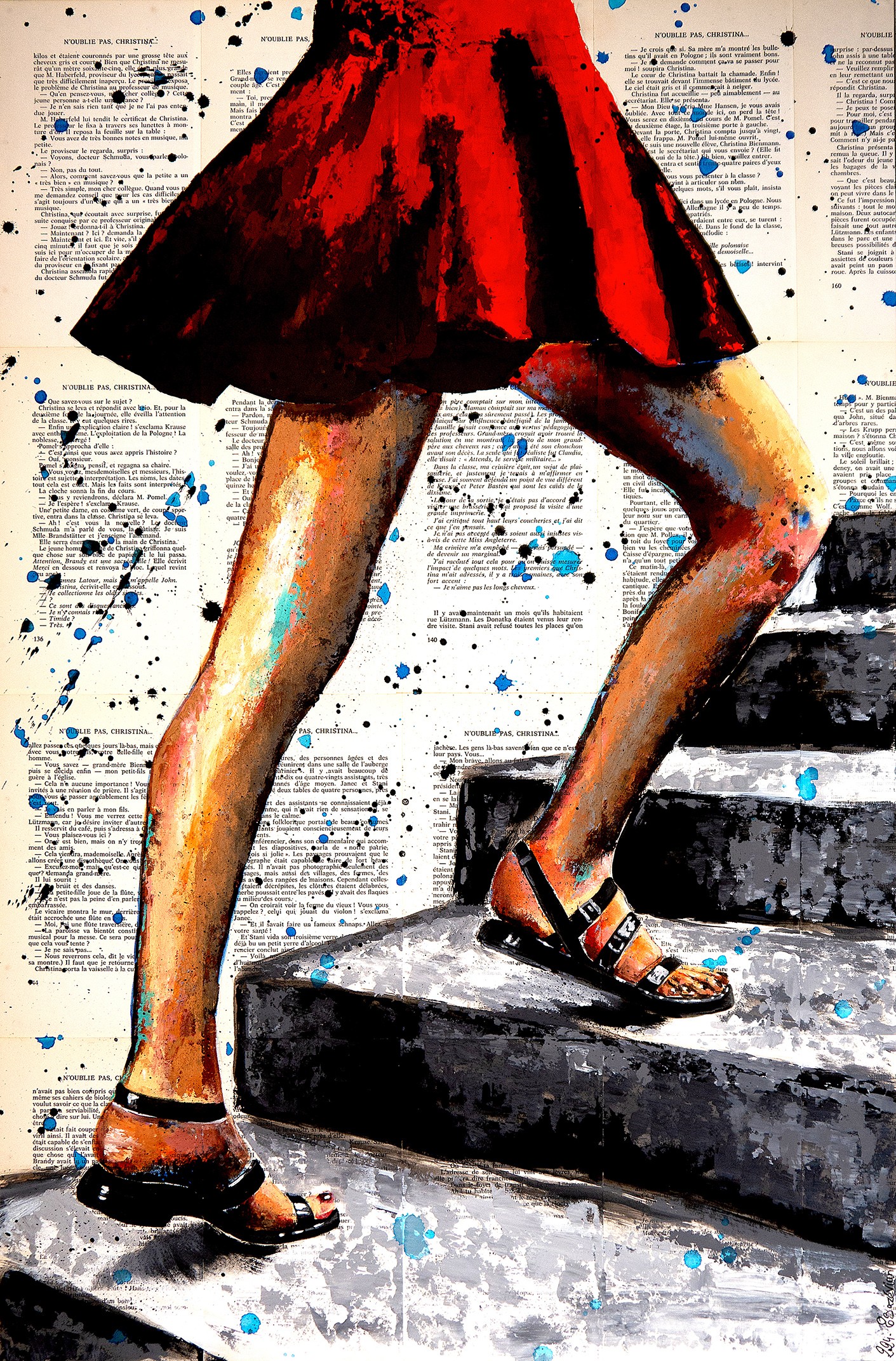 Bazévian Delacapucinière, Stairway to Heaven Impressionist - French school Contemporary NSWE Bazévian Delacapucinière, Stairway to Heaven Impressionist - French school Contemporary NSWE