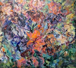 Painting, Flowers, Anna Privaloff
