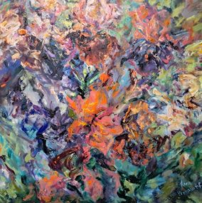 Painting, Flowers, Anna Privaloff