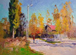 Painting, Warm October, Boris Serdyuk