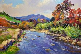 Painting, Flow in Slavsky, Boris Serdyuk