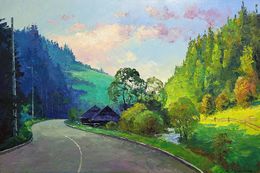 Painting, Carpathian landscape, Boris Serdyuk