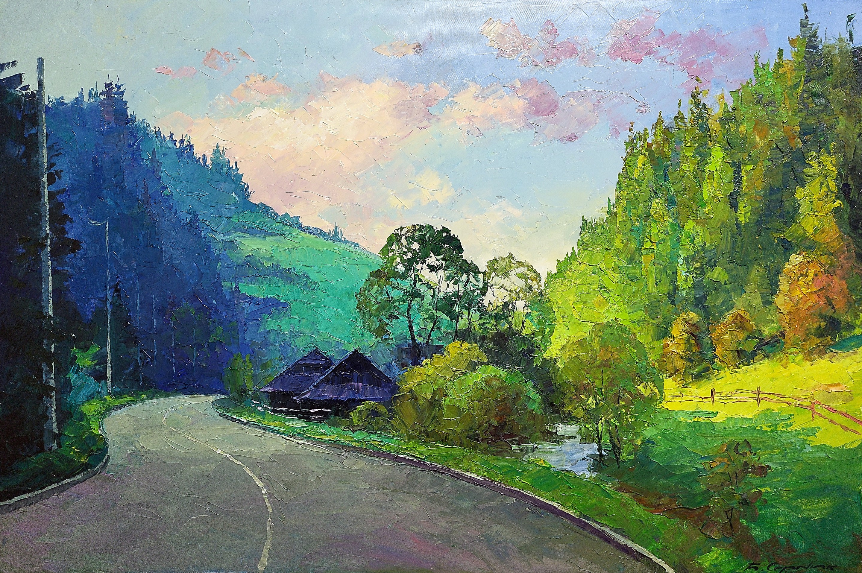 Boris Serdyuk, Carpathian landscape Boris Serdyuk, Carpathian landscape