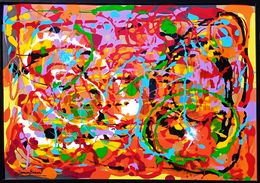 Gemälde, Éruption, Damien Berrard
