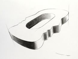 Fine Art Drawings, Doule Thought D07, Tehos