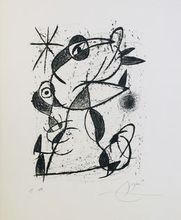 Print, Jaillie du calcaire, Joan Miró