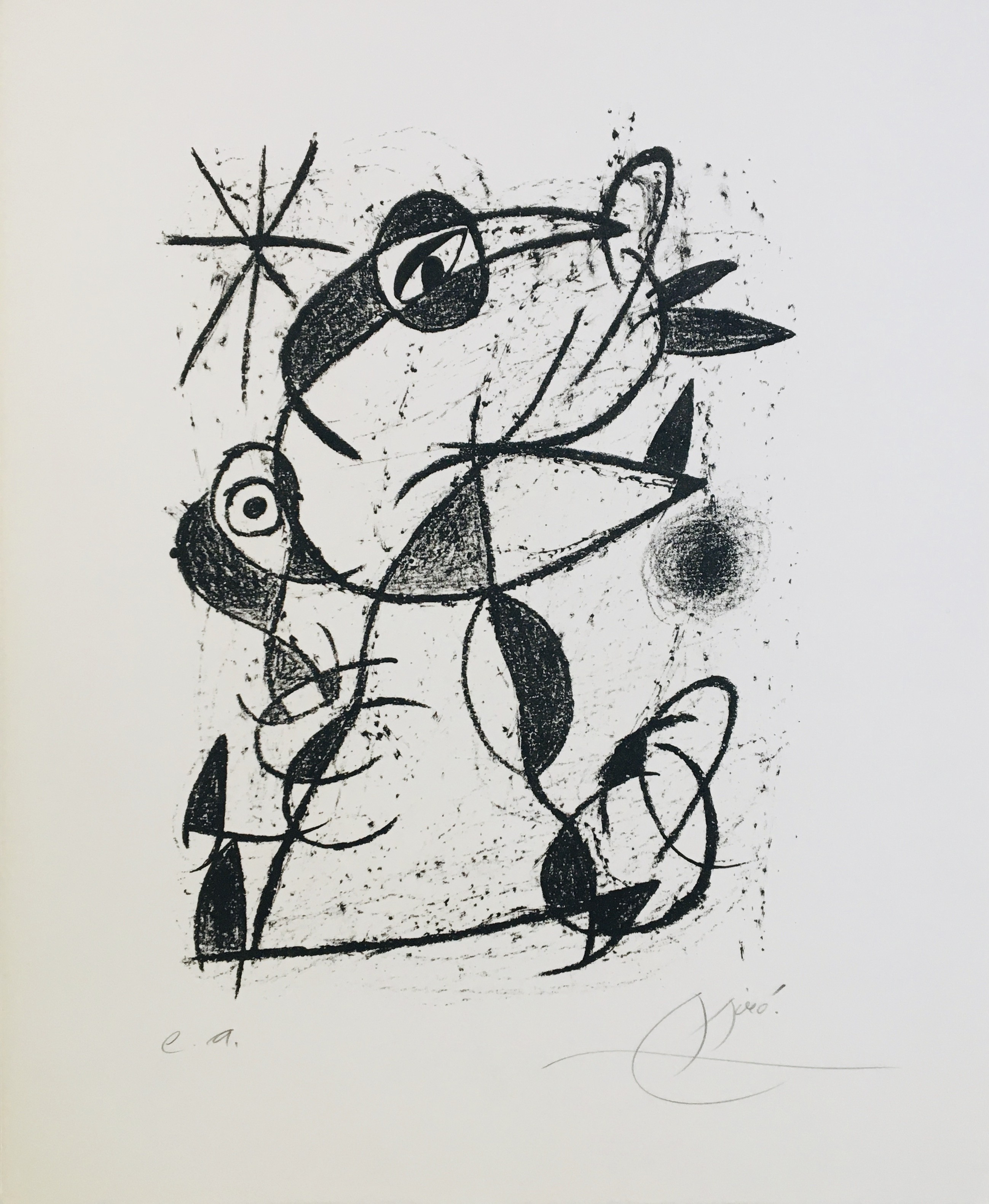 Joan Miró, Jaillie du calcaire Joan Miró, Jaillie du calcaire