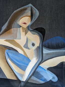 Painting, Sitting abstraction, Vanessa Onuk