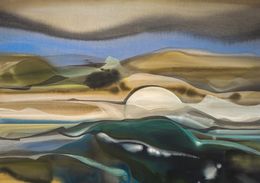 Painting, Desert twilight, Vanessa Onuk