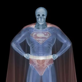 Photography, Clark to Superman in Colour lenticular, Nick Veasey
