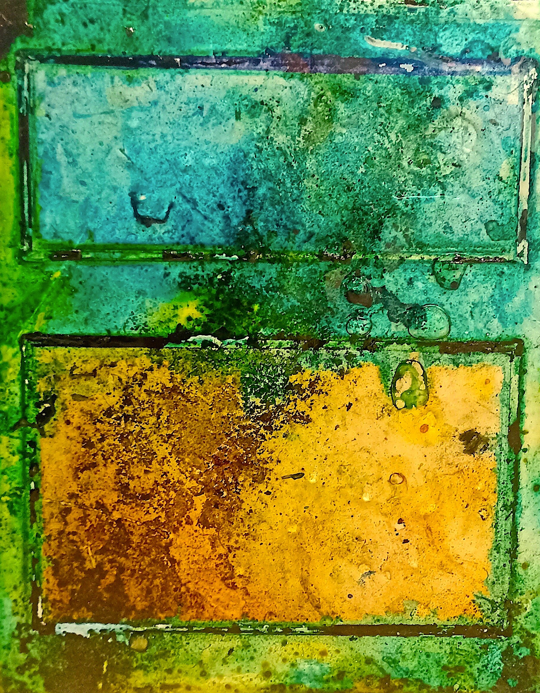 Patrice Tabouret, Water Field 3. Mixte Sous Epoxy paining Patrice Tabouret, Water Field 3. Mixte Sous Epoxy paining