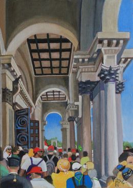 Painting, N° 1256 Jérusalem. Église de Toutes-les-Nations., R. Cavalié