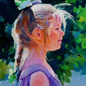Painting, Listens to the Wind, Yaroshevich Anastasia