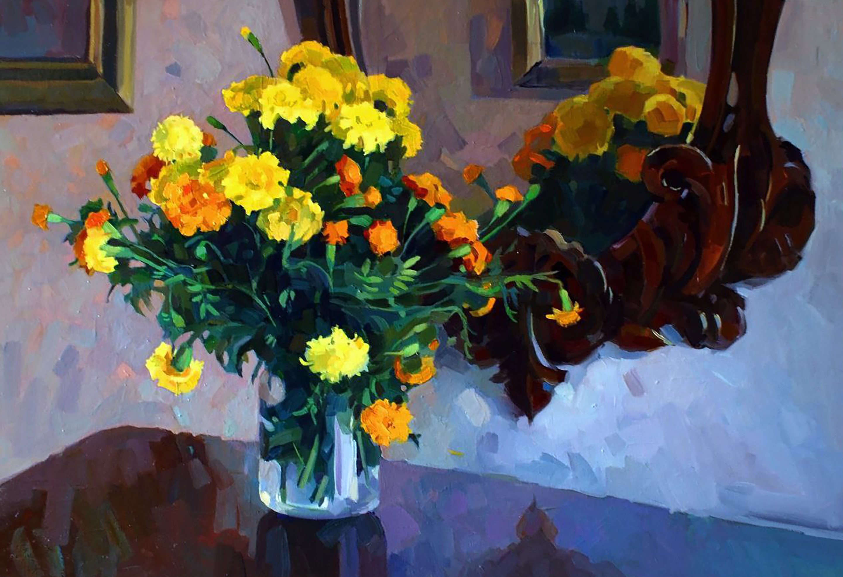 Yaroshevich Anastasia, Flowers in the Artist's House Yaroshevich Anastasia, Flowers in the Artist's House