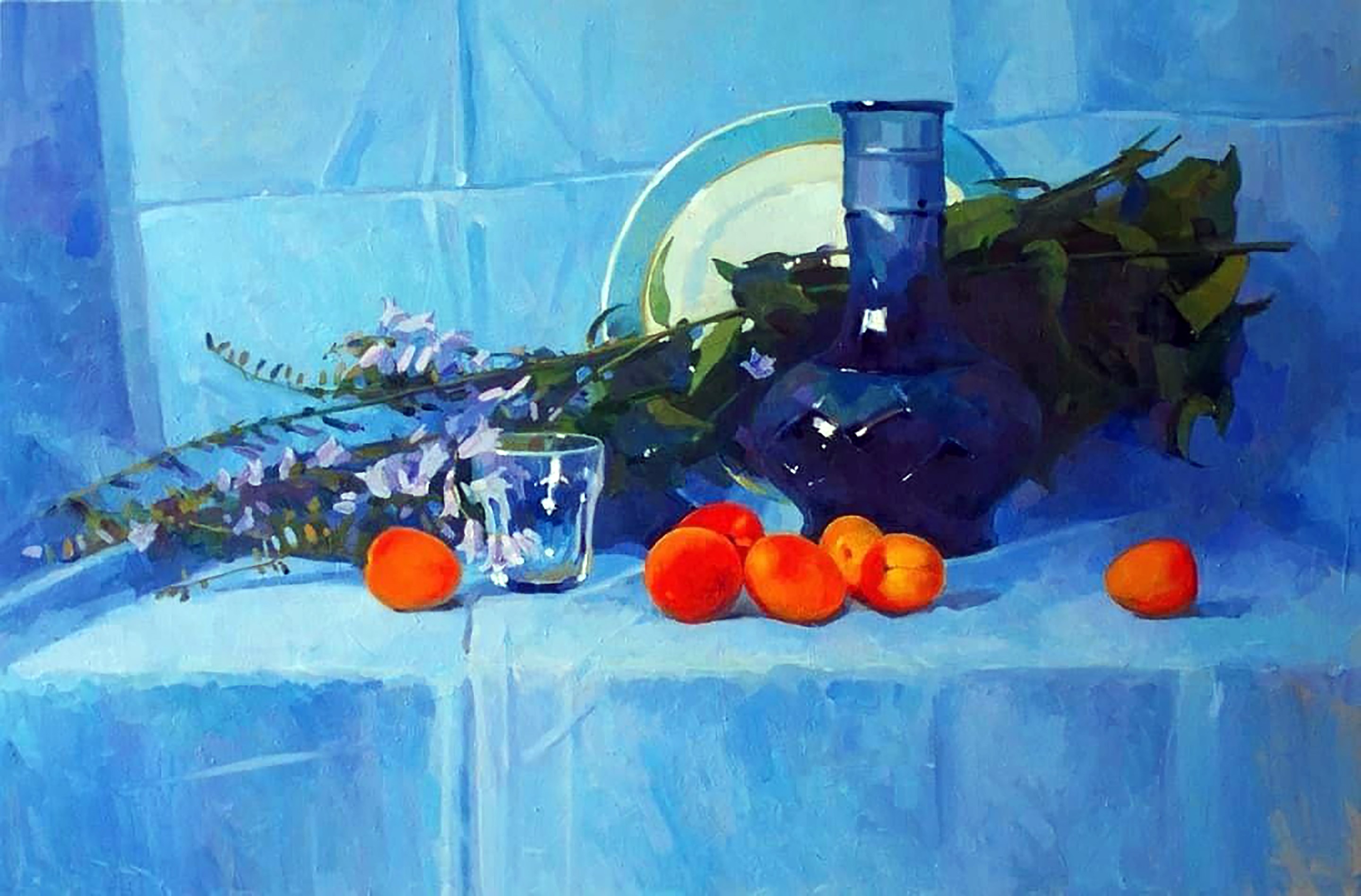 Yaroshevich Anastasia, Still Life with Apricots Yaroshevich Anastasia, Still Life with Apricots