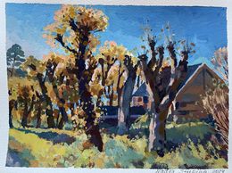 Gemälde, Old trees, Nadezda Stupina