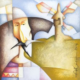 Painting, Quixotic Horizons, Sargis Zaqaryan