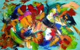 Peinture, Birds of Paradise II, Floria Rey
