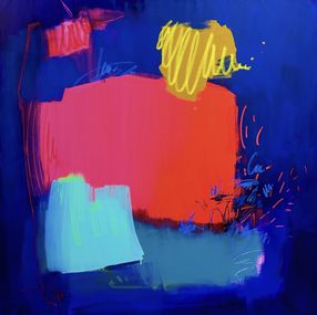 Painting, Argument in red and blue, Lenta Markevich