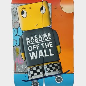 Painting, Roboïde Skate off the wall, PRAB'Z