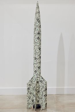 Sculpture, Dollar Rocket XXL, Rémy Aillaud