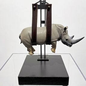 Sculpture, Rino mini bronzo  p.s., Stefano Bombardieri