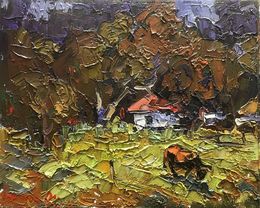 Painting, At the edge of the forest, Ivanyuk Oleksiy