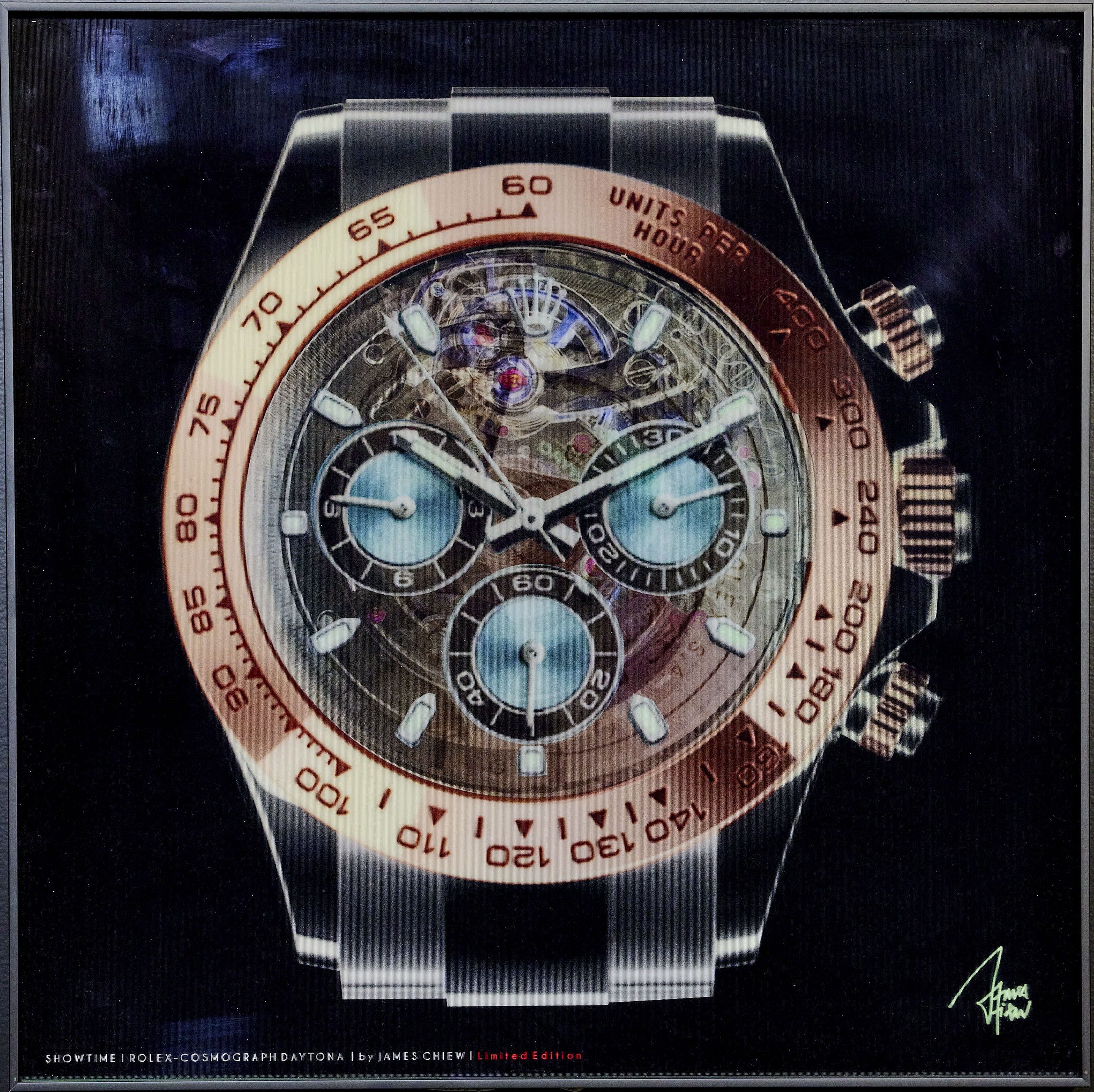 James Chiew, Rolex Daytona Blue Copper James Chiew, Rolex Daytona Blue Copper