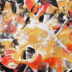 Painting, Energetic Collision, Ruben Ghulyan