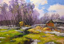 Gemälde, March, Boris Serdyuk