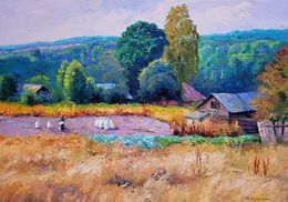 Painting, Harvesting, Boris Serdyuk
