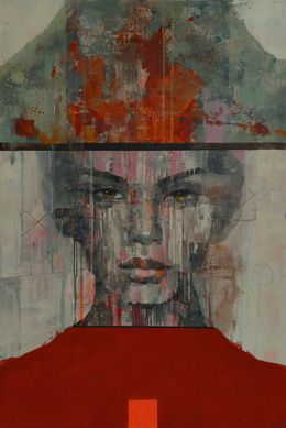 Painting, Shades of red, Victor Sheleg